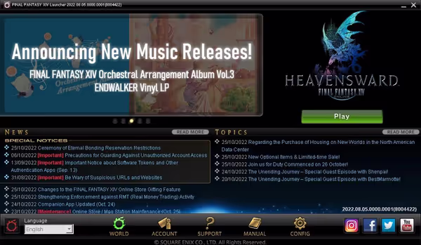 Official FF14 macOS client