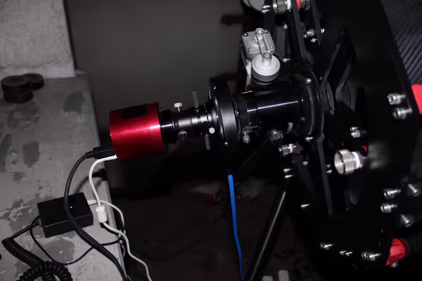 Planetary astrophotography setup