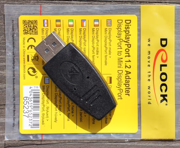 Delock DP mini to standard adapter