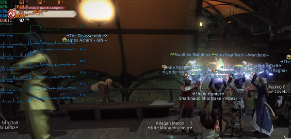 CPU usage in Gridania without FPS limit