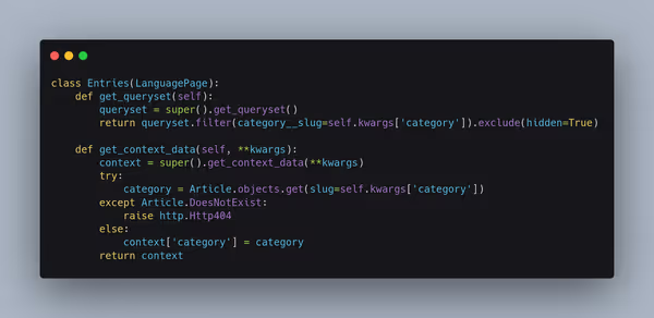 Code exported with Carbon
