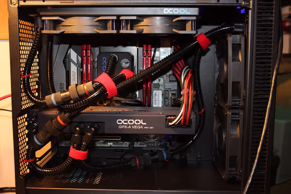Water cooling in separate configuration
