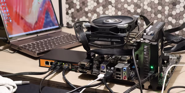 Laptop - PC network test