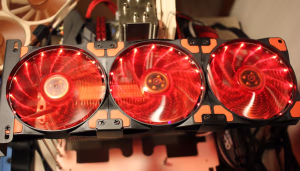 Overhang fancard LED