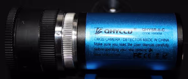 Camera with C-mount lens
