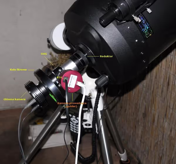 HEQ5, C11 DS imaging setup works only in windless nights