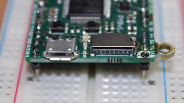 To wide to fit on a breadboard