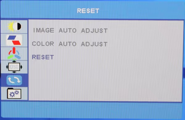 Monitor settings