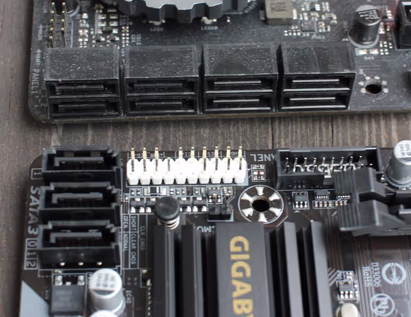 For small form factor builds upward SATA connectors are much easier to access