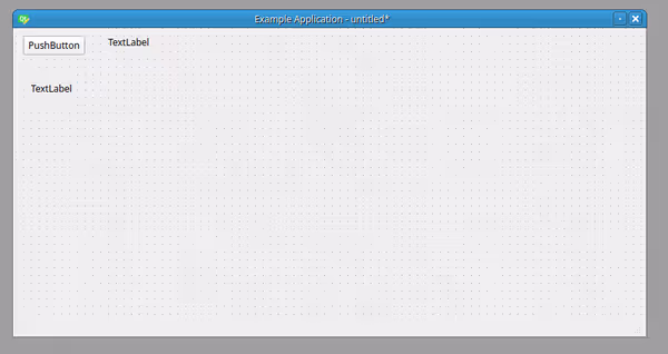 I start by dragging one button and two labels - one for image and one for image path