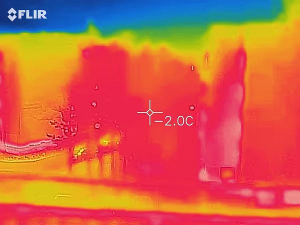 The night was chilly so many degrees lower than room temperature