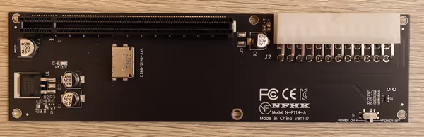 PCIe adapter board for OCuLink