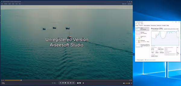 Blu-Ray works with a dedicated player application