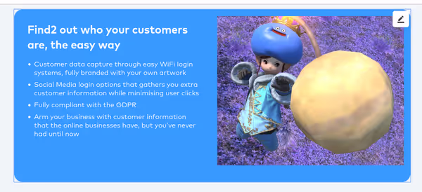 Bookshop component in page contents