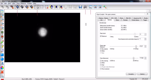 uEye Cockpit in action