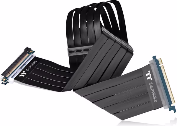 A much longer, much more expensive and more stylish Thermaltake PCIe riser