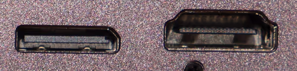 GPD Win Max 2 OCuLink connector next to HDMI