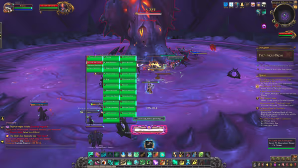 WoW Nyalotha raid Mac Mini