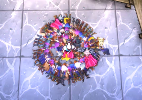 Waiting for Karazan mobs to despan