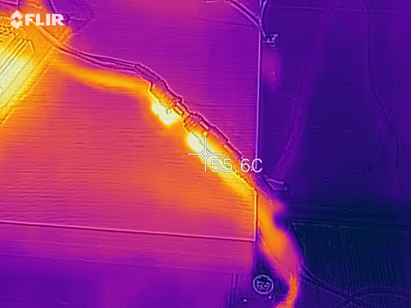 Putting nearly max load on the power supply can cause the wires to get hot