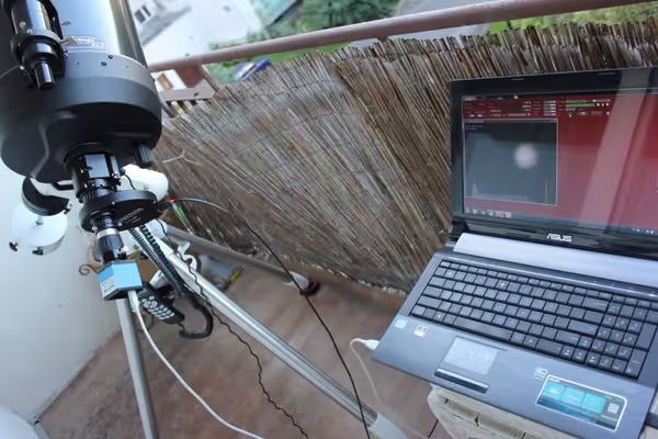 C11 on HEQ5 with extended counterweight shaft