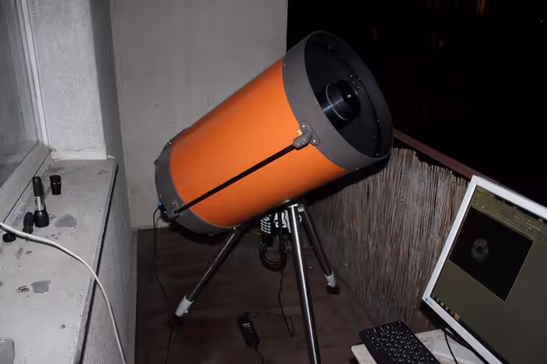 C14 on HEQ5 - scope collimation