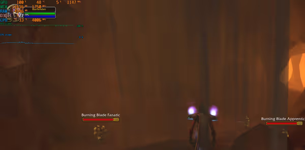 But if you put one of those waterfalls in your field of view the FPS drops a lot, especially on iGPU