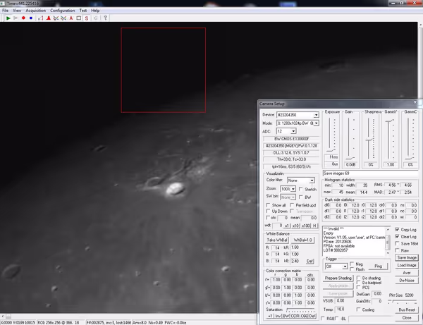 New CCD Test application in action