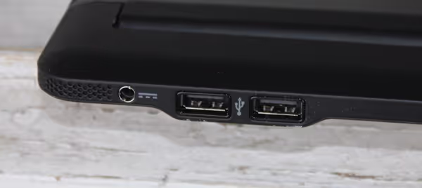 Two extra USB ports and a power supply connector