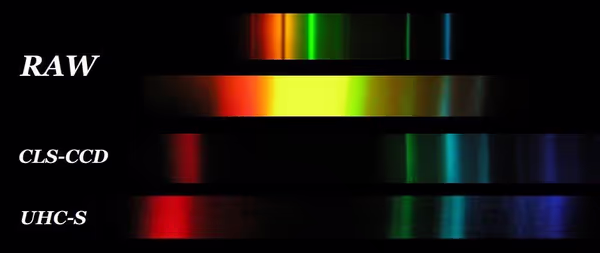 HPS lamp vs filters - CLS-CCD and UHC-S