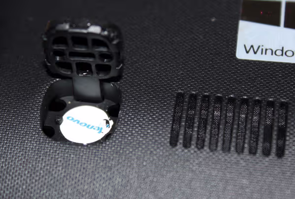 Hidden screw with warranty sticker