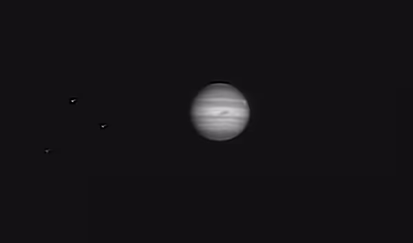 Jupiter methane band. 01:00 local time