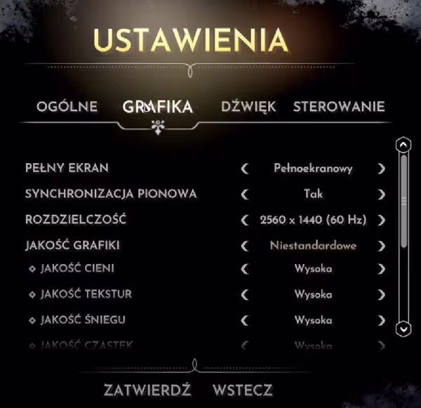 Frostpunk settings on 1440p