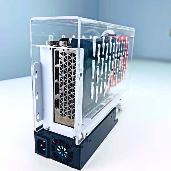 Plexi box for OCuLink PCIe adapter board