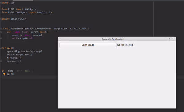 PyQt5 app