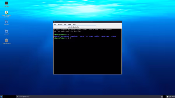 Lubuntu live system