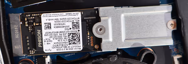 Half-size SSD with adapter to full size
