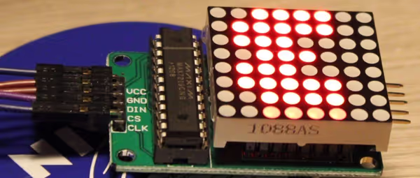 Single MAX7219 LED segment