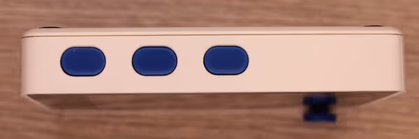 Top panel buttons