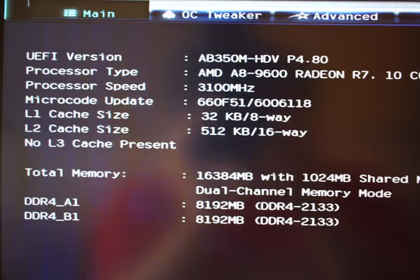 Bios version old older AM4 board