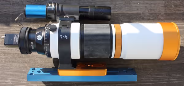 Ximea XiC connected to RedCat 51 refractor telescope