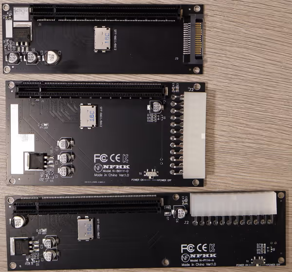 Chinese OCuLink boards are still PCIe 3.0, but they do work quite well