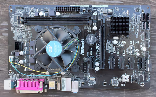 Pentium G3260 on an mining motherboard