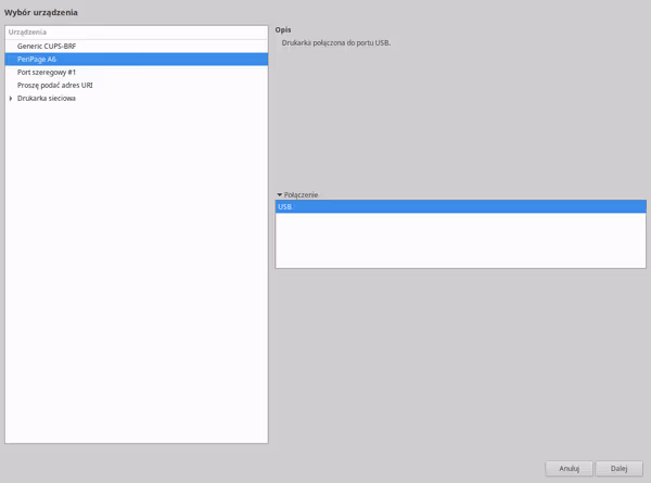 Thermal printer in CUPS