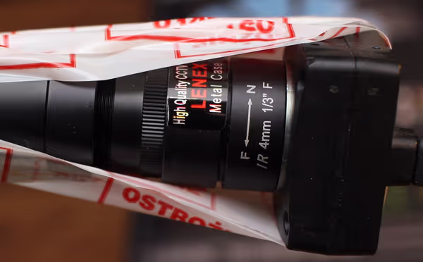 Takahashi Collimation Telescope and a camera taped to it