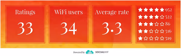Rating statistics infographics vertical