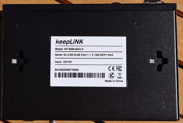 keepLiNK 5-port 2.5G Switch