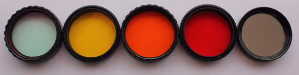 Various wide filters that can be used for planetary LRGB composite images