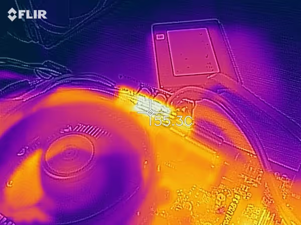 Akyga PSU under heavy load
