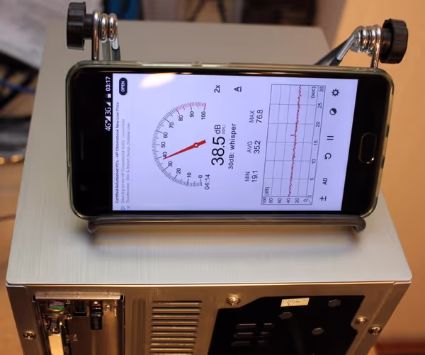Professional noise measurement setup